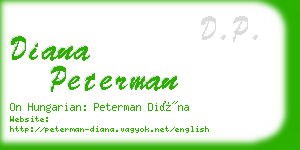 diana peterman business card